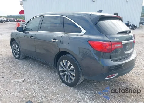 2016 Acura Mdx Technology Acurawatch Plus Packages/Technology Package from USA, damaged, VIN 5FRYD3H46GB013393